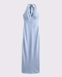The A&F Julia Slip Halter Maxi Dress