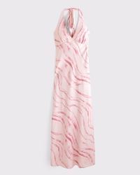 The A&F Julia Slip Halter Maxi Dress