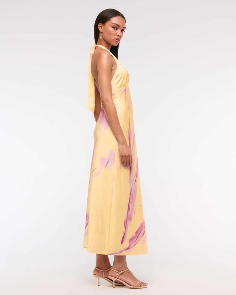 Halter Slip Maxi Dress