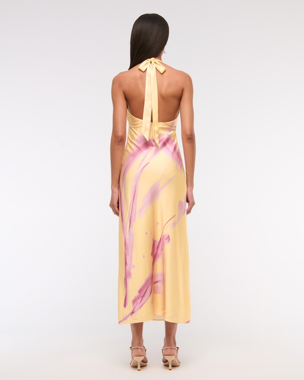 Halter Slip Maxi Dress