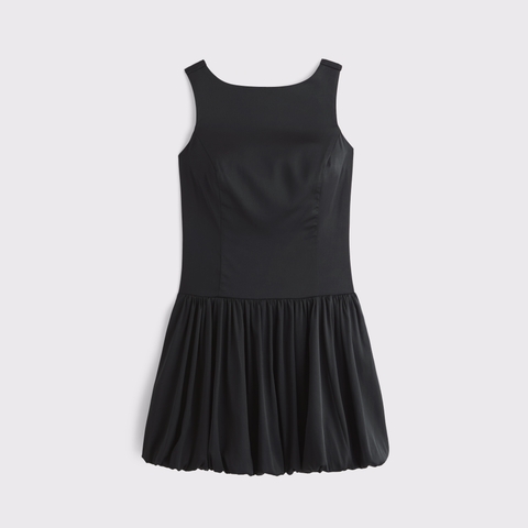 Женские платья Abercrombie & Fitch High-Neck Bubble Hem Mini Dress