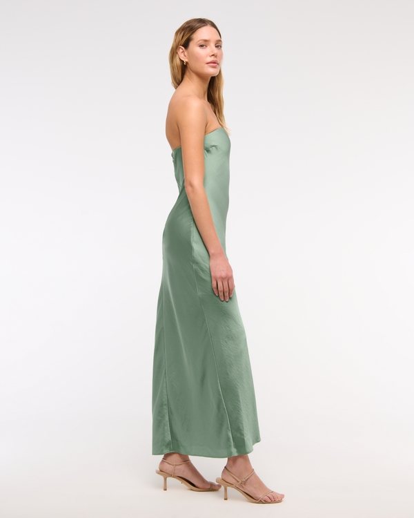 The A&F Julia Strapless Scarf Maxi Dress
