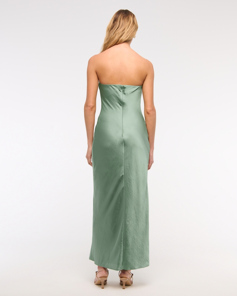 The A&F Julia Strapless Scarf Maxi Dress