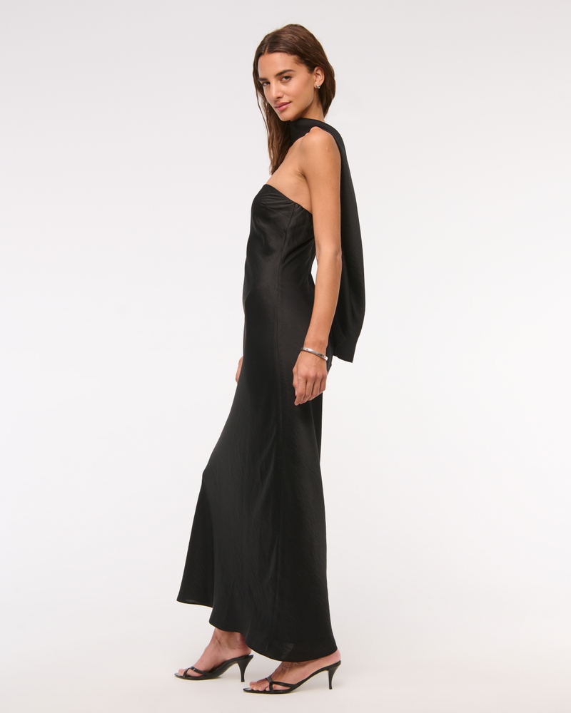 The A&F Julia Strapless Scarf Maxi Dress