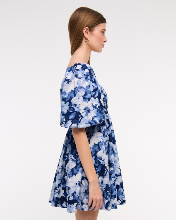 The A&F Emerson Poplin Puff Sleeve Mini Dress