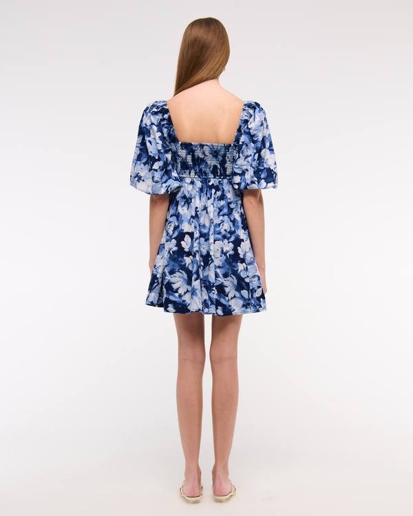 The A&F Emerson Poplin Puff Sleeve Mini Dress