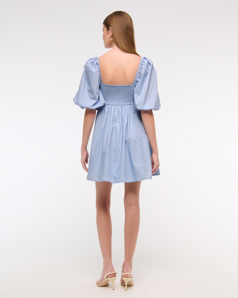 The A&F Emerson Poplin Puff Sleeve Mini Dress