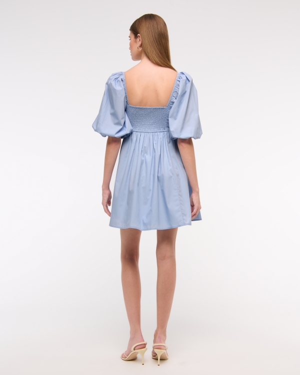 The A&F Emerson Poplin Puff Sleeve Mini Dress