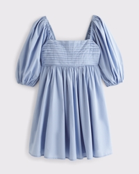 The A&F Emerson Poplin Puff Sleeve Mini Dress