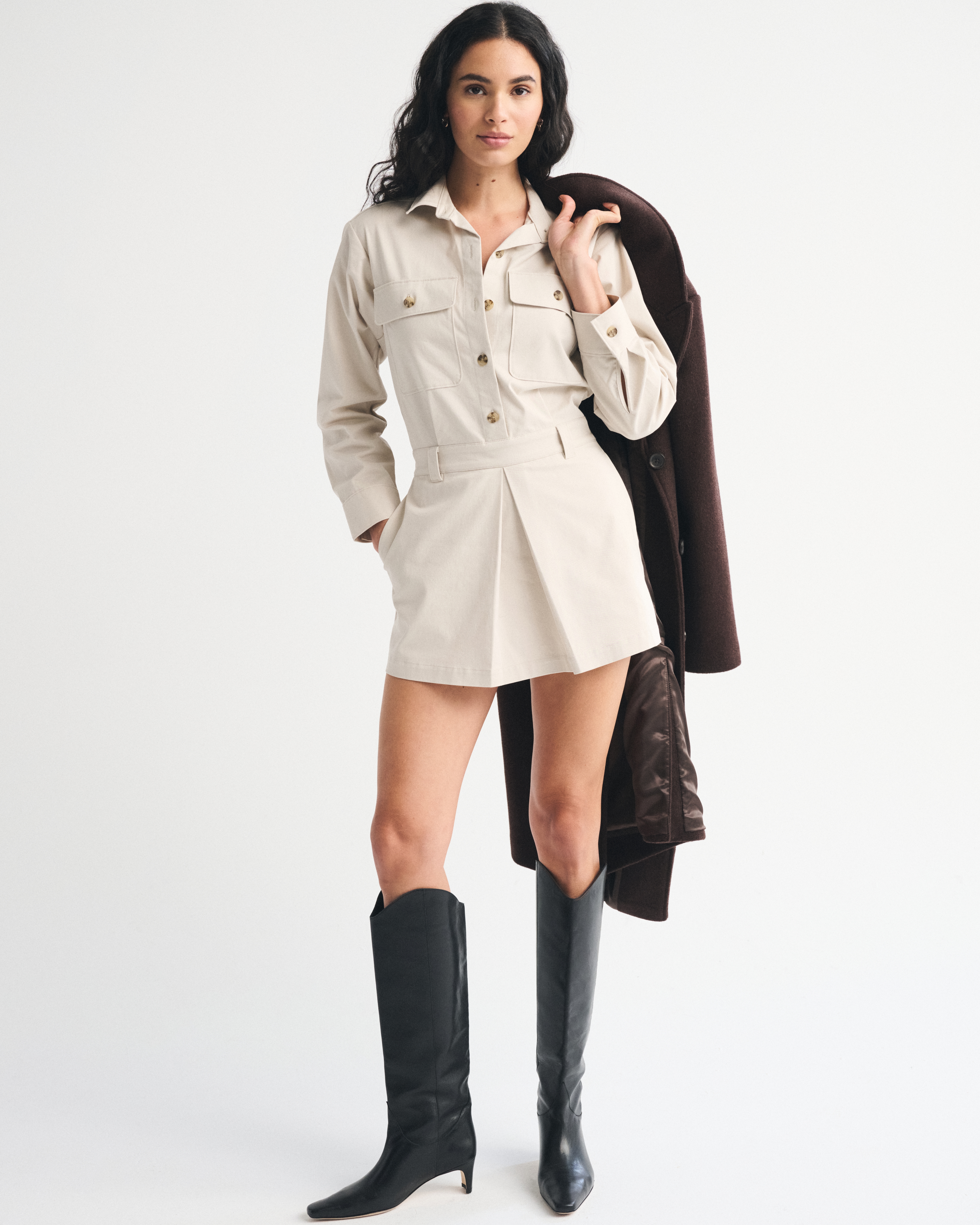 Женские юбки Abercrombie & Fitch Utility Skort — фото 3