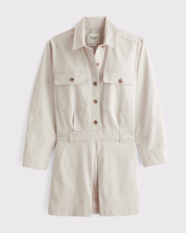 Utility Skort, Beige view 1