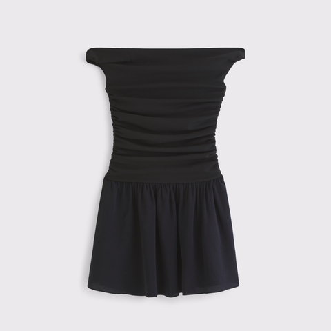 Женские платья Abercrombie & Fitch Off-The-Shoulder Ruched Mini Dress