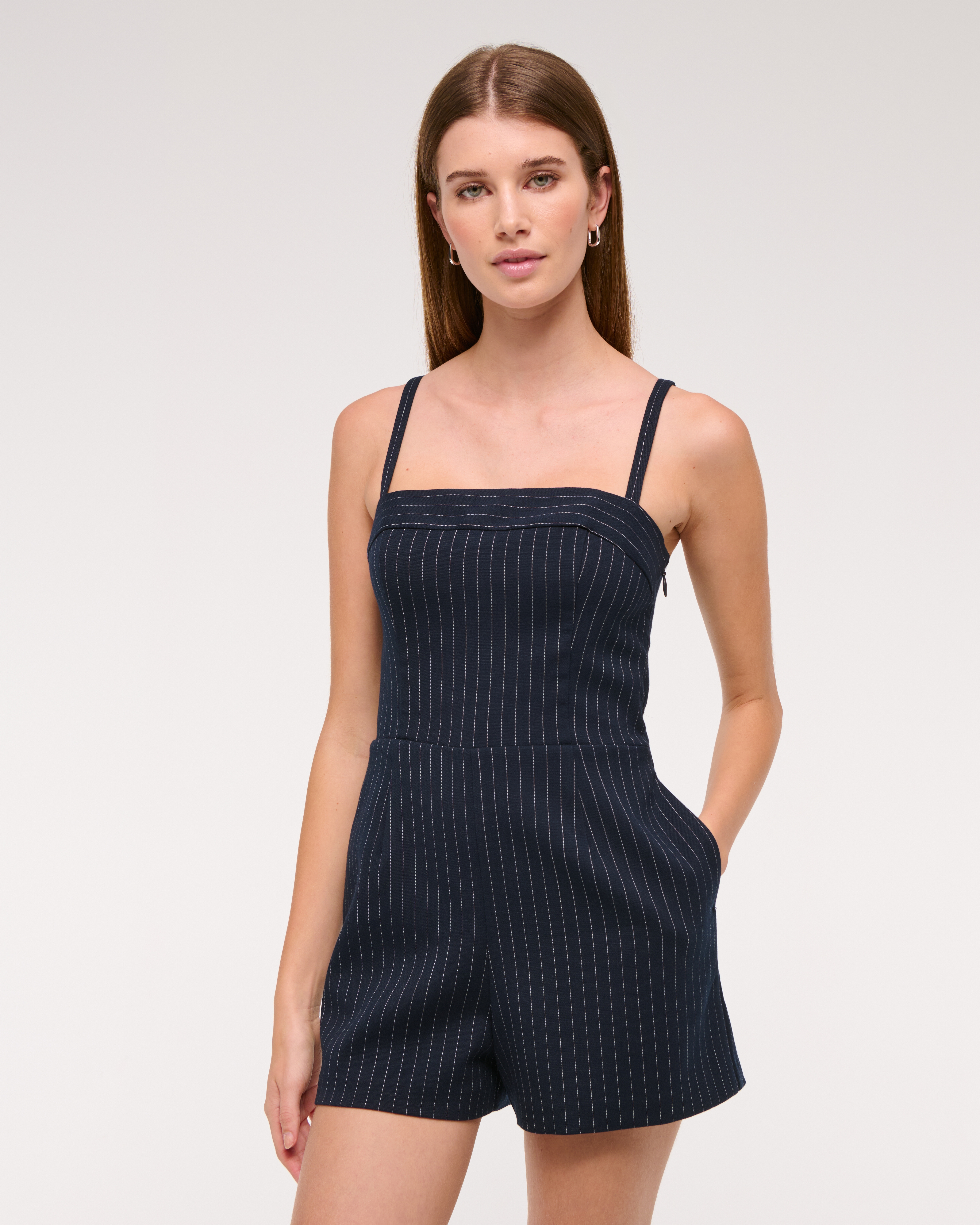 Abercrombie & Fitch Micro Short Tailored Romper