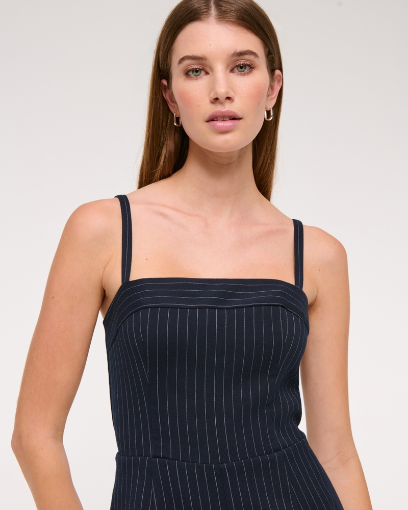 Micro Short Tailored Romper