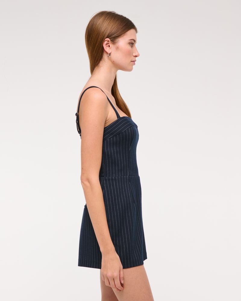 Micro Short Tailored Romper