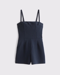 Micro Short Tailored Romper