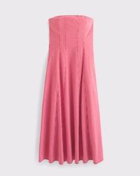 The A&F Mila Strapless Midi Dress