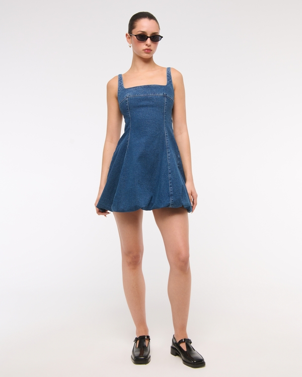 knee length dresses for ladies Cutout Crochet Mini Dress main image 1