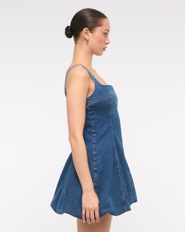 knee length dresses for ladies Tulip Cream Crochet Mini Dress