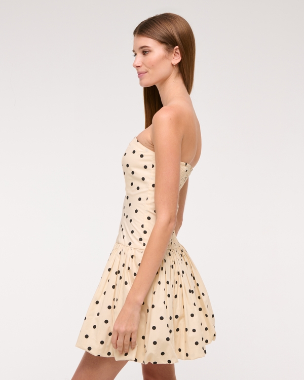 Bubble Hem Mini Dress