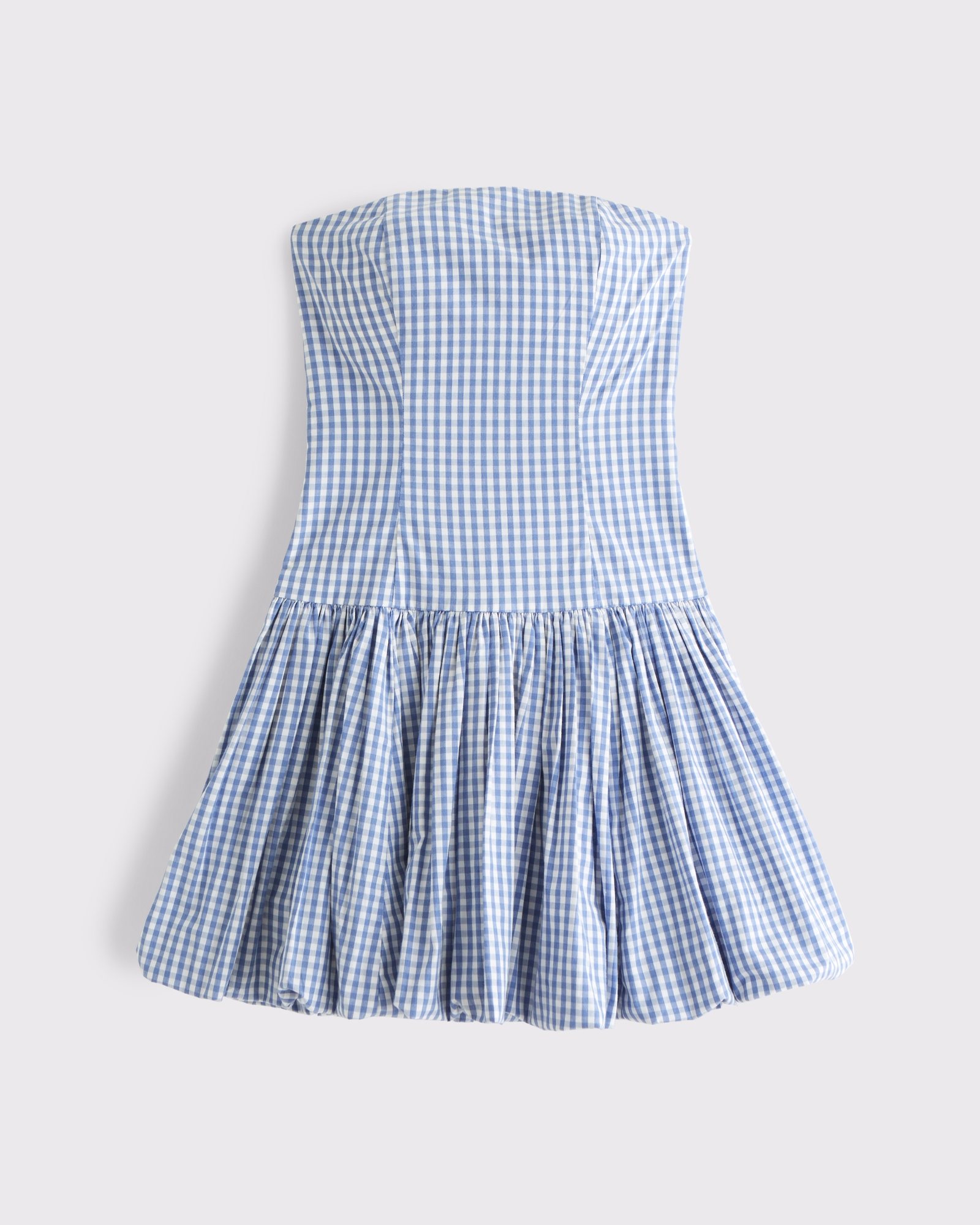 aqua tweed bubble hem mini dress Baby Pink Tweed Plaid Bubble Hem Mini Dress