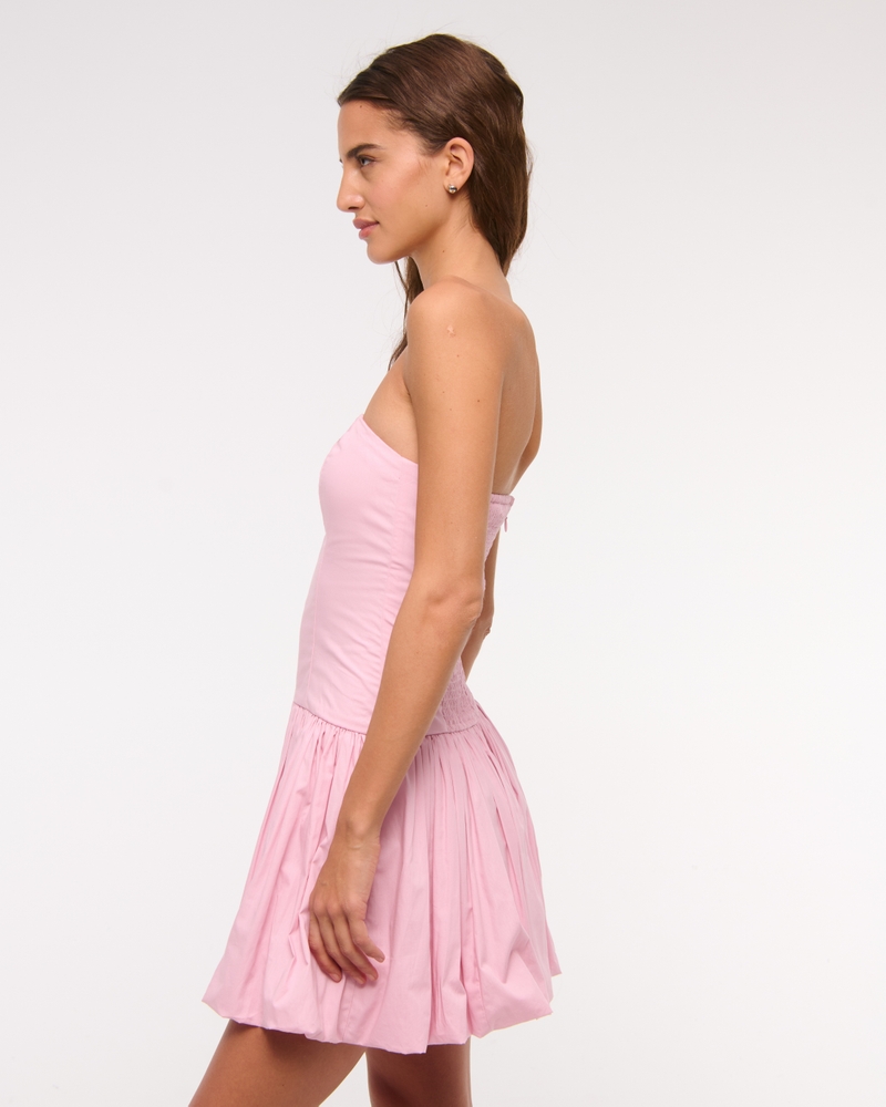 Bubble Hem Mini Dress