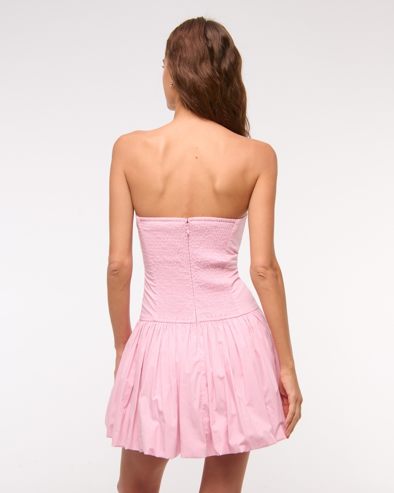 Bubble Hem Mini Dress