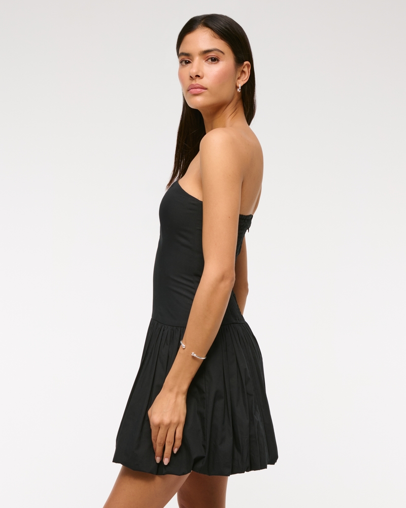 Bubble Hem Mini Dress