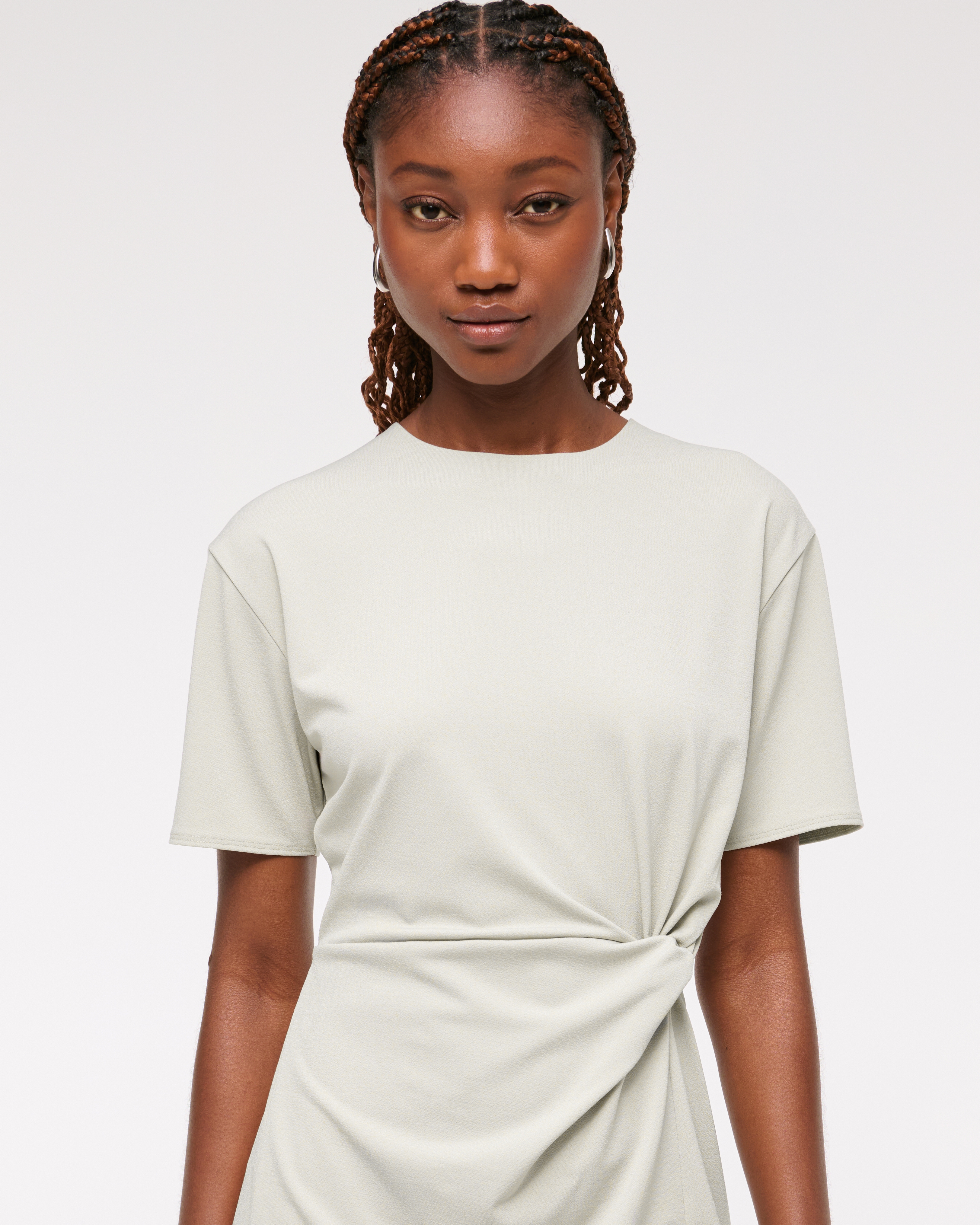 Женские платья Abercrombie & Fitch Side-Knot Knit Mini Dress — фото 3