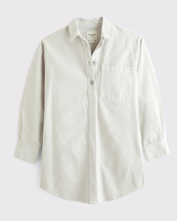 Denim Mini Shirt Dress from Abercrombie & Fitch - $49.99