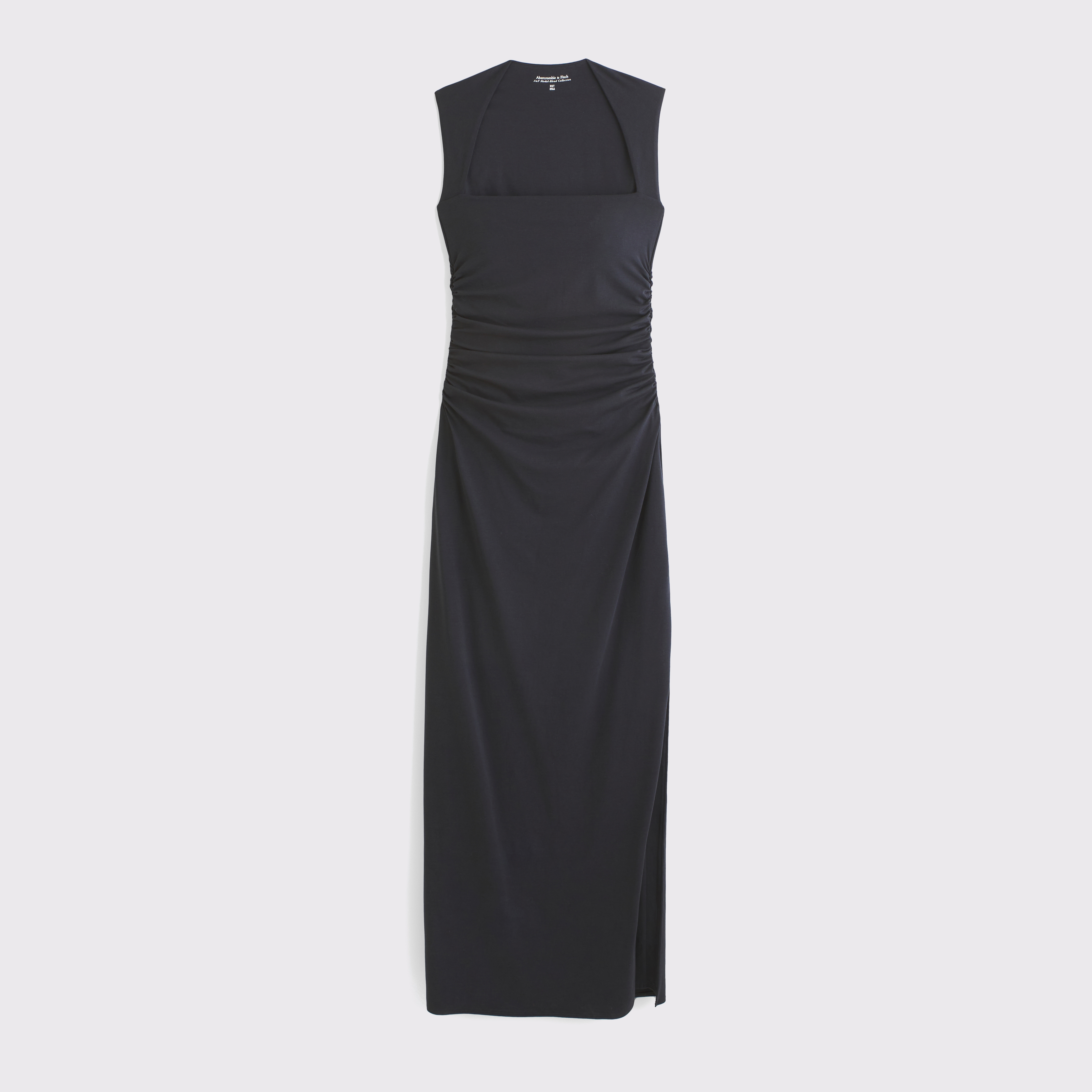 Abercrombie & Fitch The A&f Ava Knit Midi Dress In Black