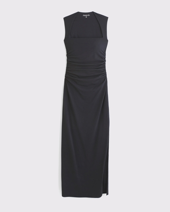 Women's The A&F Ava Knit Midi Dress | Women's Dresses & Jumpsuits | Abercrombie.com