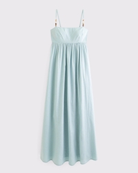 Tie-Back Babydoll Maxi Dress