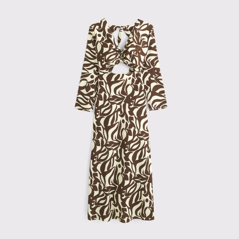 Женские платья Abercrombie & Fitch Long-Sleeve Twist-Front Maxi Dress