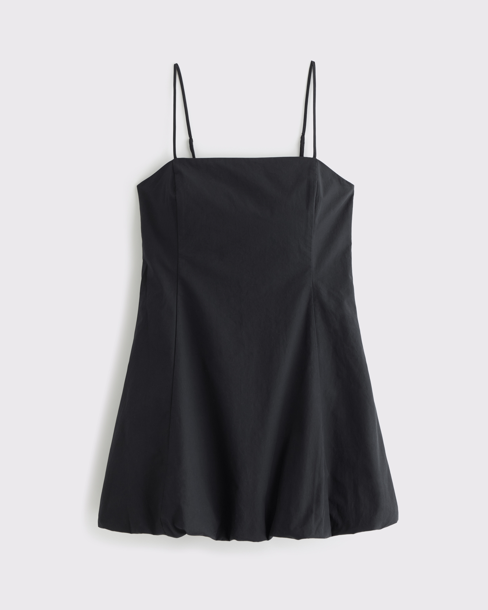 Squareneck Bubble Hem Mini Dress