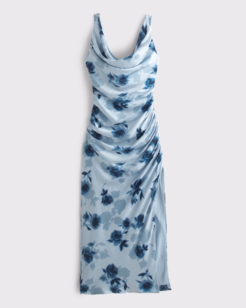 Women's Cowl Neck Draped Maxi Dress | Women's Dresses & Jumpsuits | Abercrombie.com