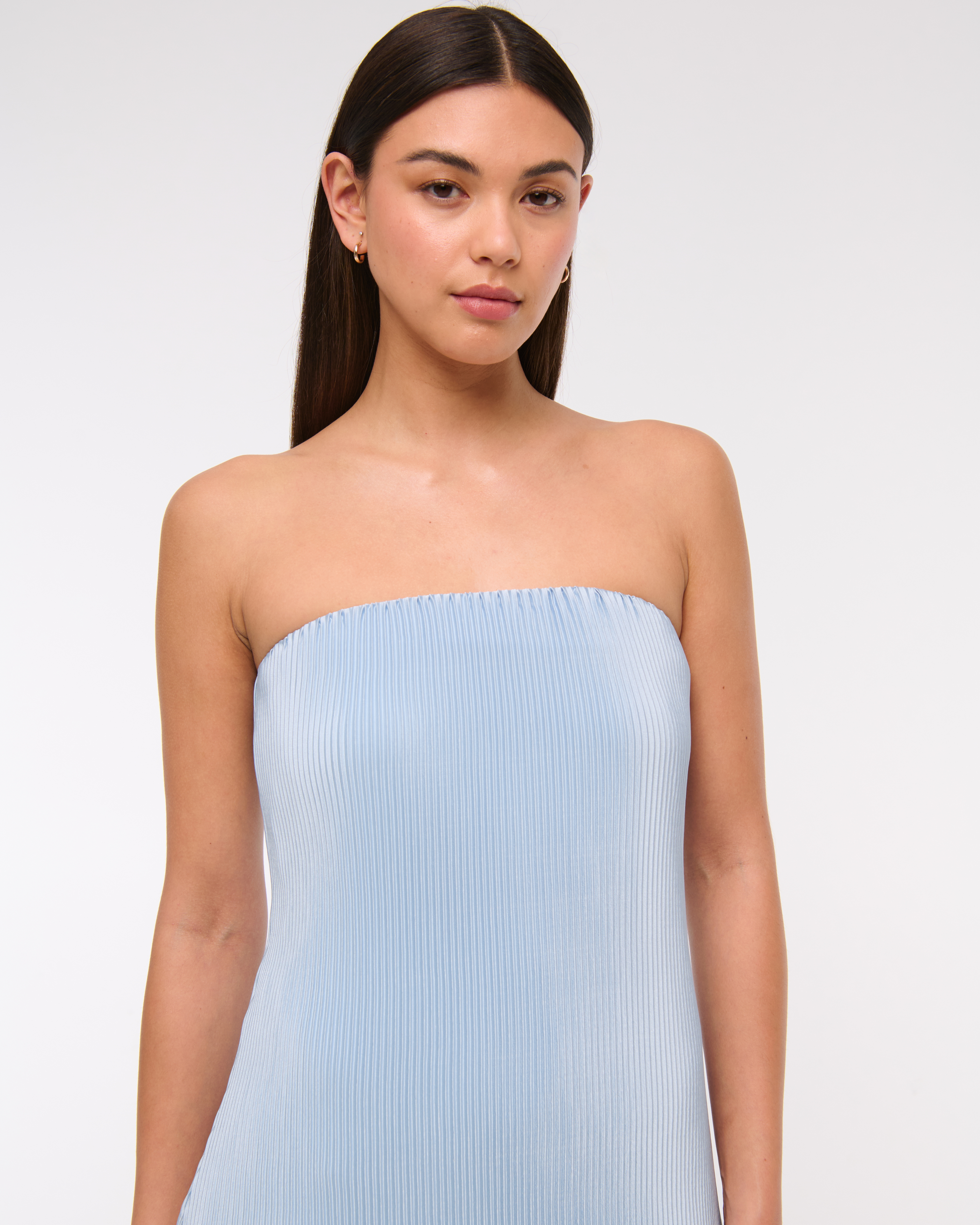 Abercrombie & Fitch The A&f Giselle Pleat Release Midi Dress