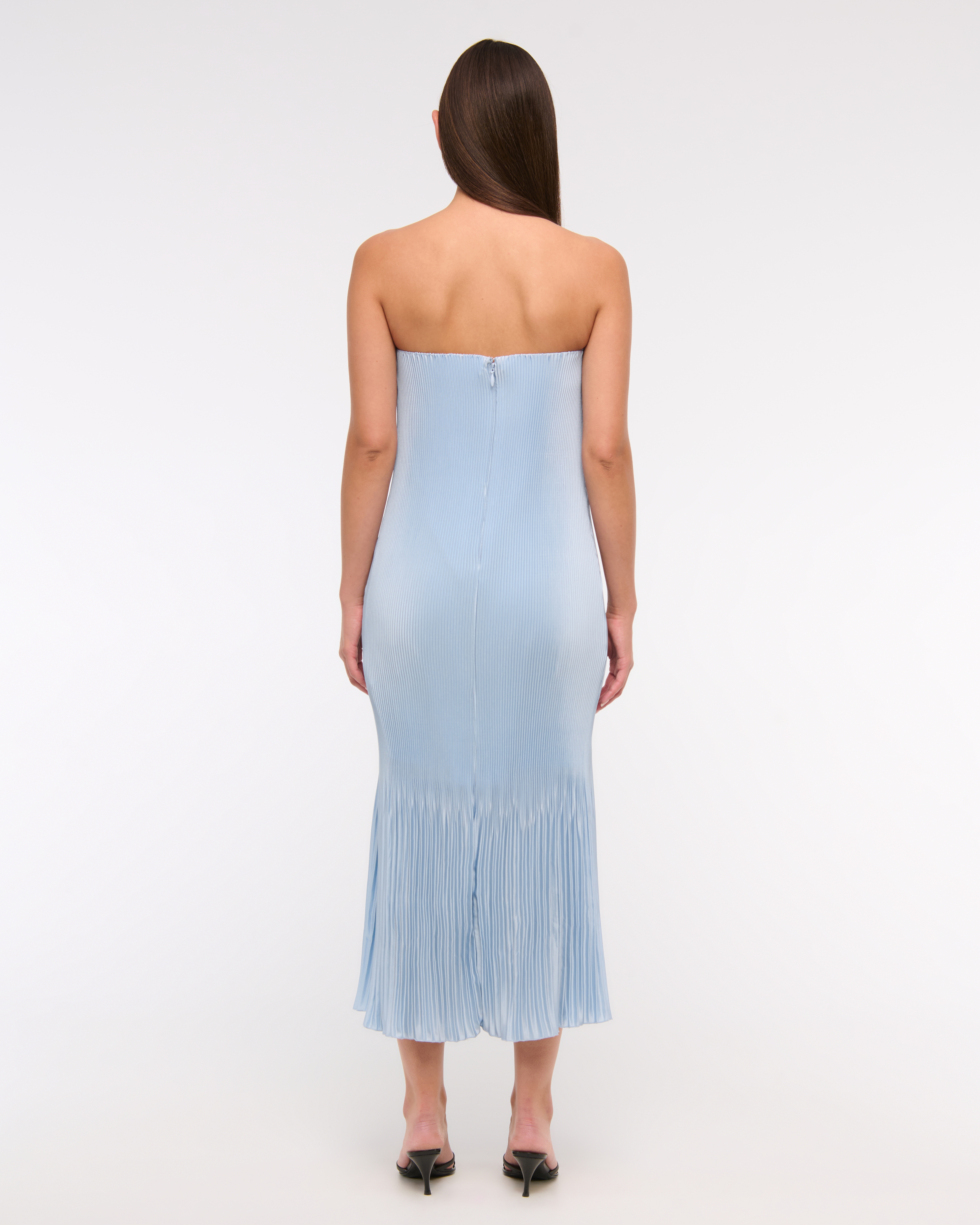 Abercrombie & Fitch The A&f Giselle Pleat Release Midi Dress