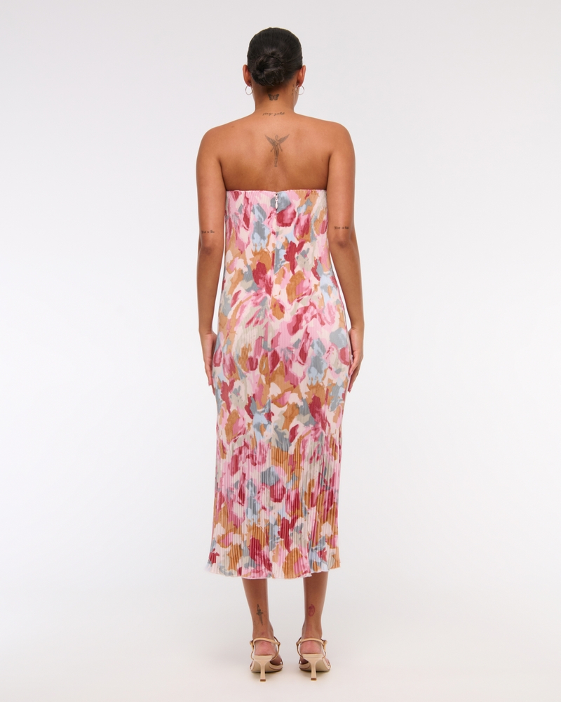 The A&F Giselle Pleat Release Midi Dress
