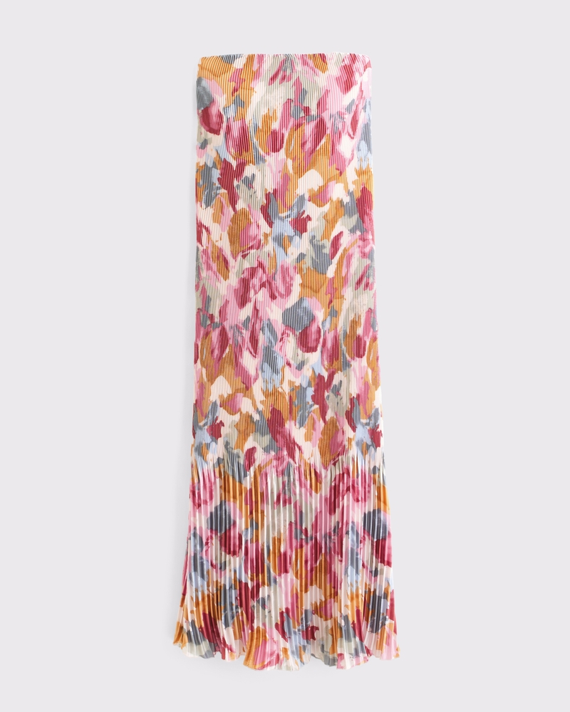 The A&F Giselle Pleat Release Midi Dress
