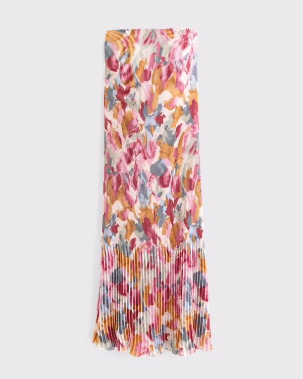 The A&F Giselle Pleat Release Midi Dress