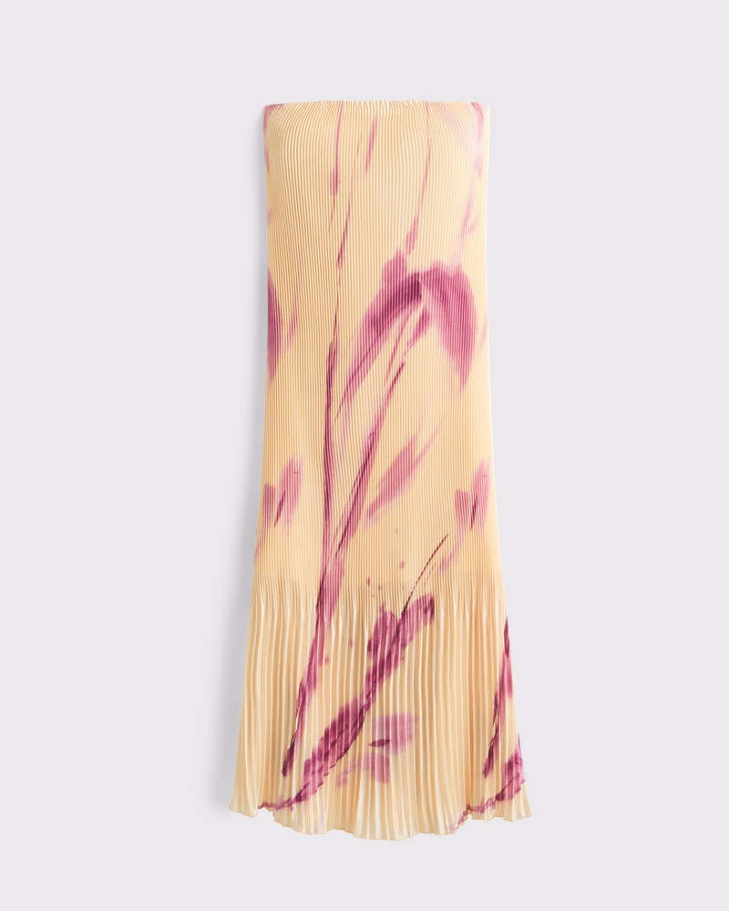 The A&F Giselle Pleat Release Midi Dress