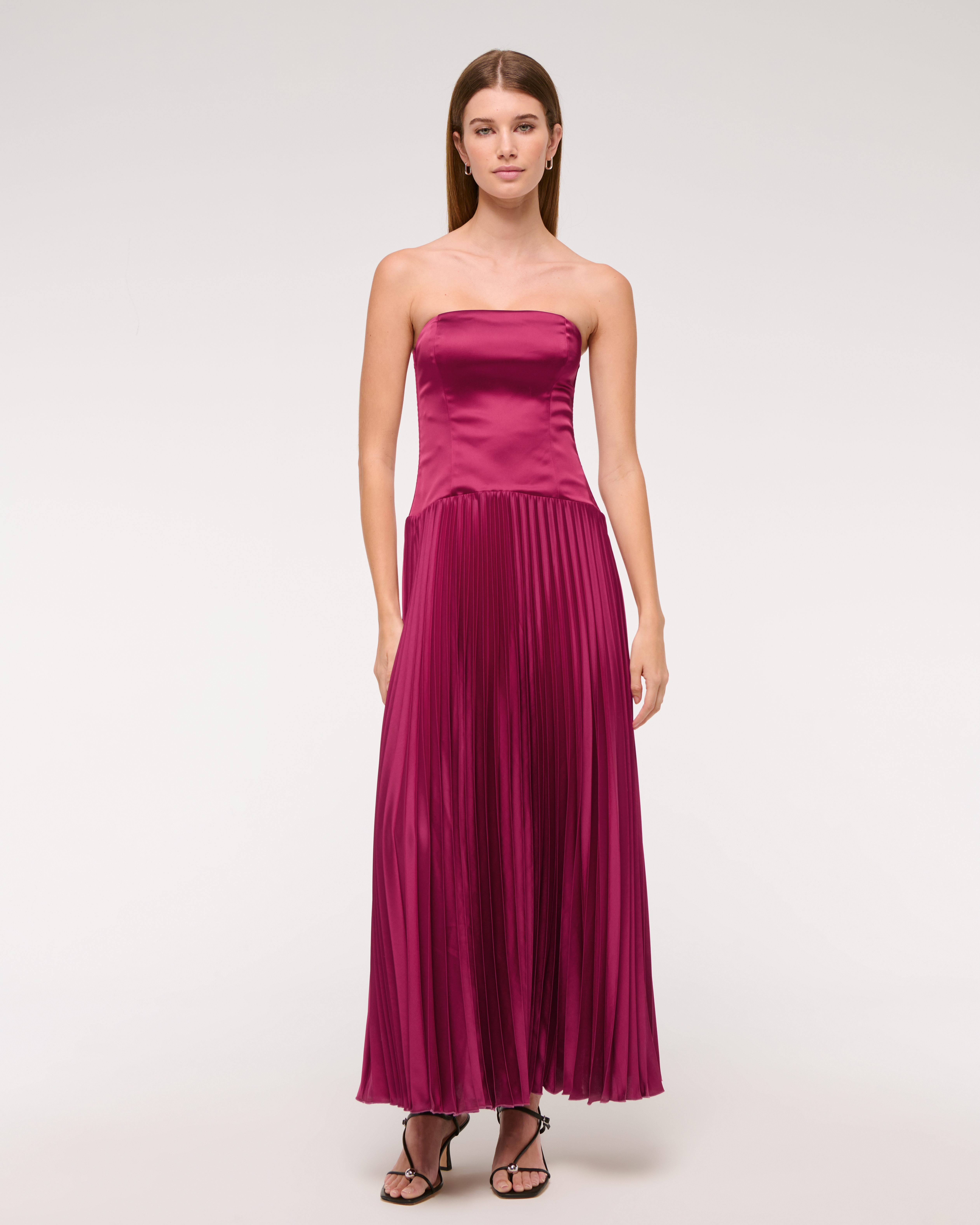Abercrombie & Fitch The A&f Giselle Drop-waist Maxi Dress In Purple
