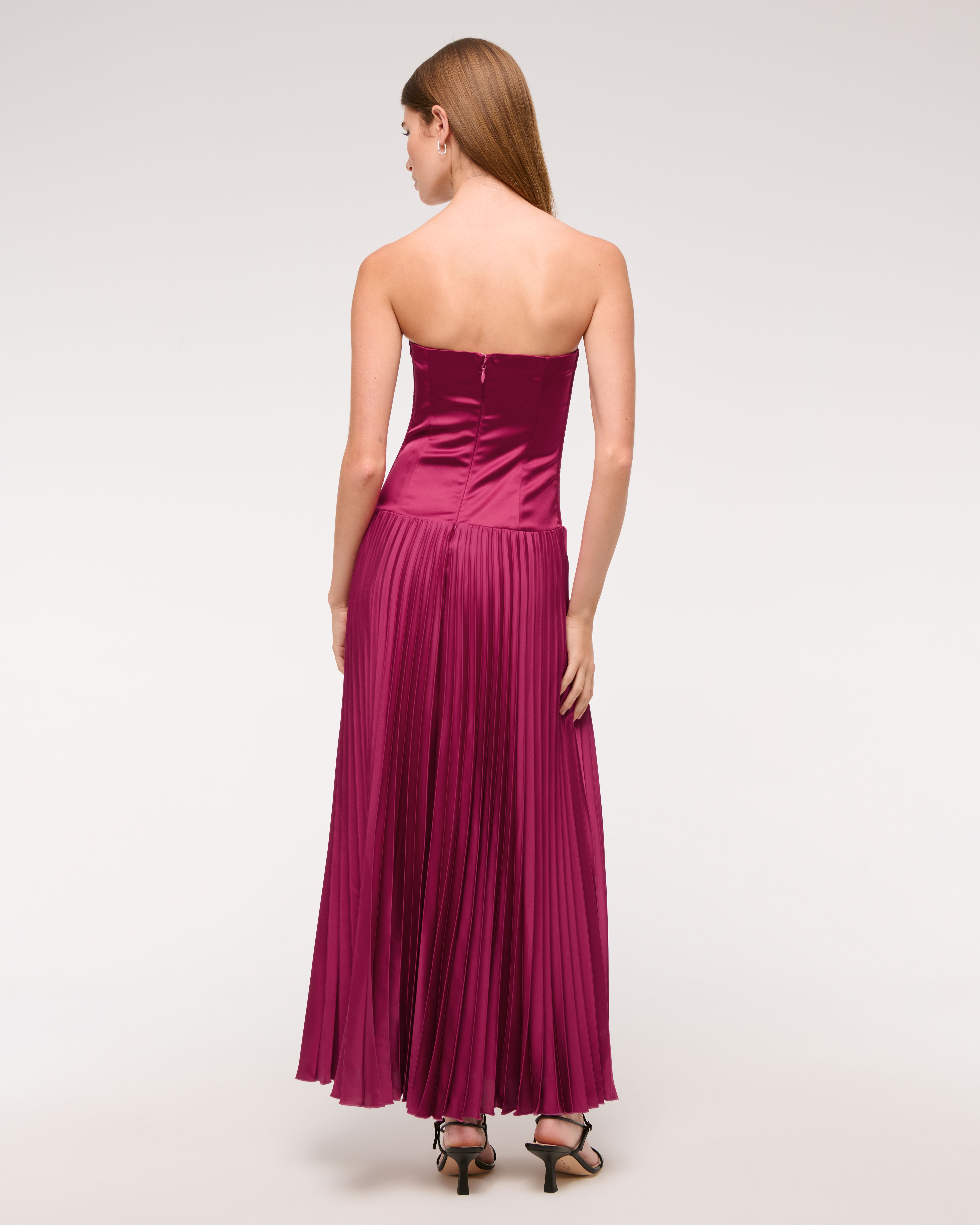 Abercrombie & Fitch The A&f Giselle Drop-waist Maxi Dress In Purple
