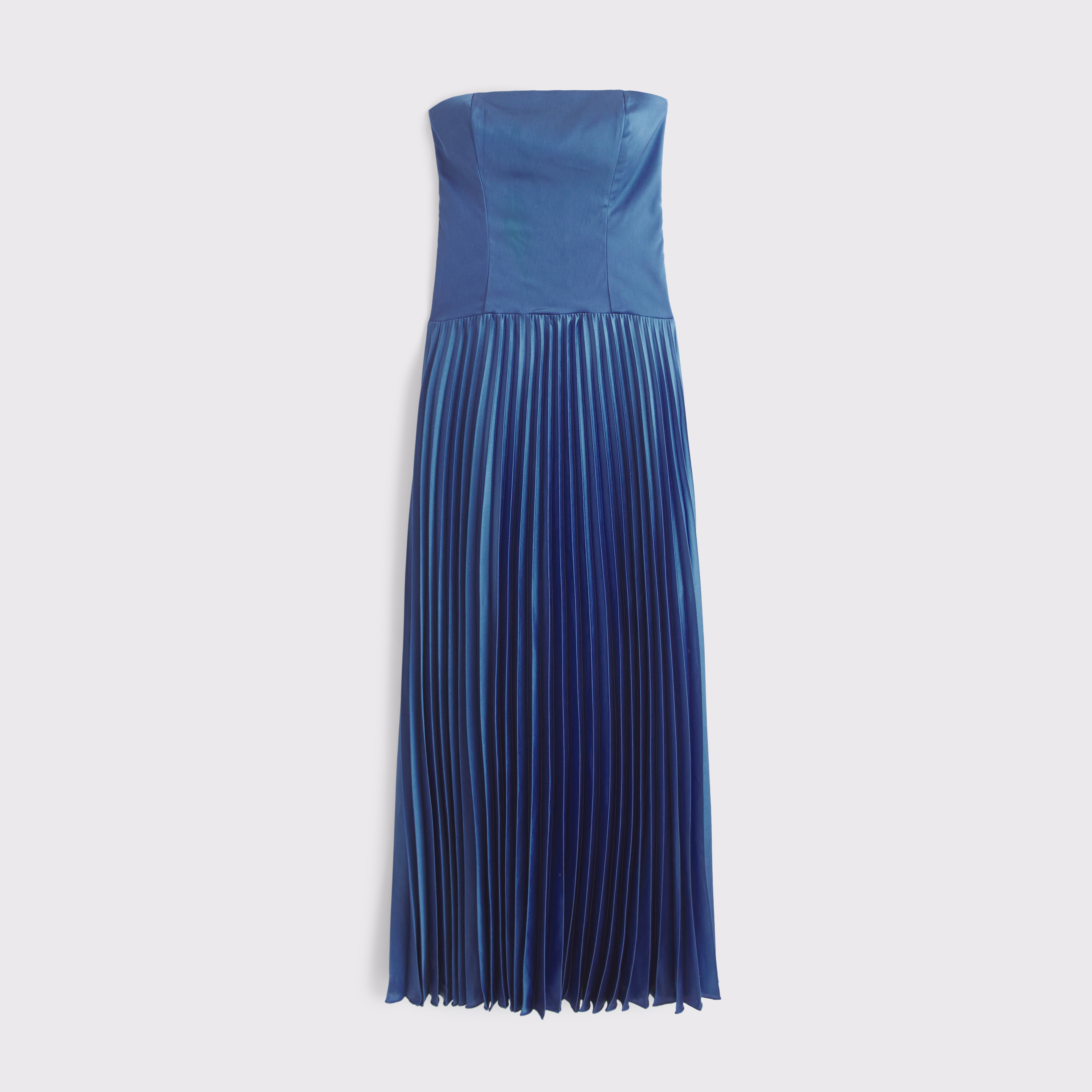 Abercrombie & Fitch The A&f Giselle Drop-waist Maxi Dress In Blue