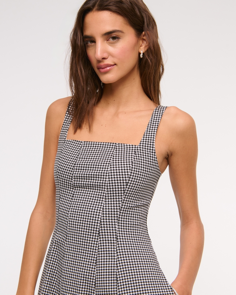 The A&F Mila Stretch Midi Dress