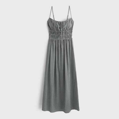 Женские платья Abercrombie & Fitch Smocked Tie-Front Maxi Dress