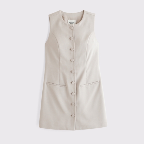 Женские платья Abercrombie & Fitch The A&F Mara High-Neck Vest Mini Dress