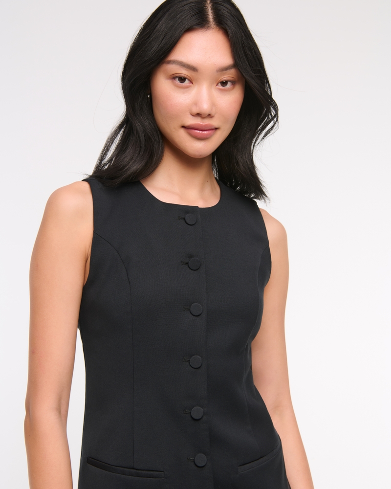 The A&F Mara High-Neck Vest Mini Dress