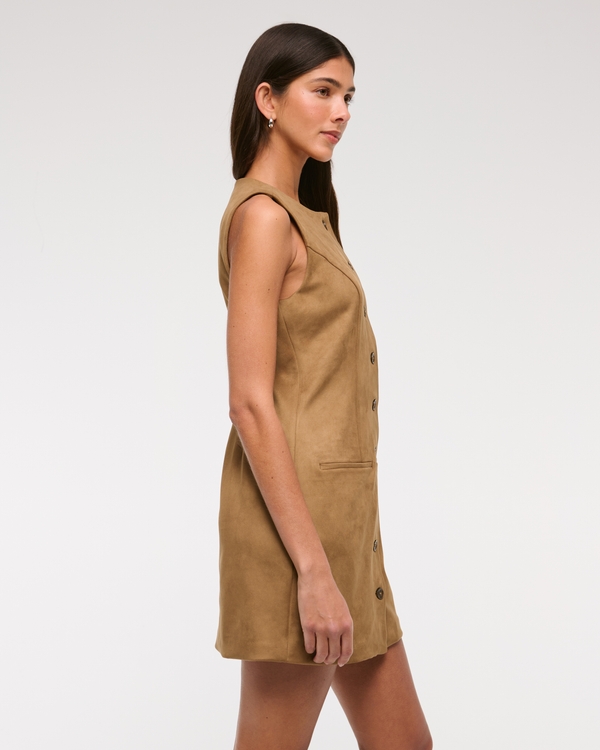 The A&F Mara Vegan Suede Mini Dress